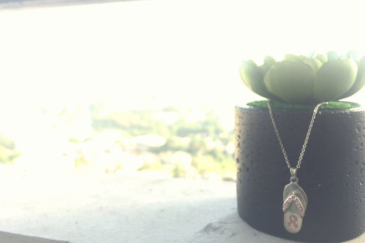 Breast Cancer Awareness Necklace Quan Jewelry
