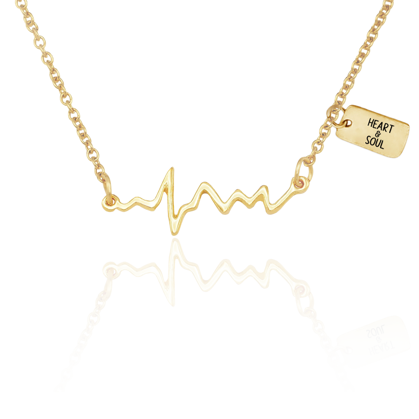 Macaria Electrocardiogram Heartbeat Necklace, Nurse Gifts