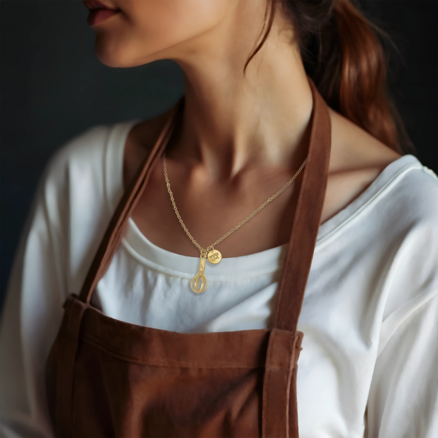 Melissa Whisk Necklace Gift for Bakers