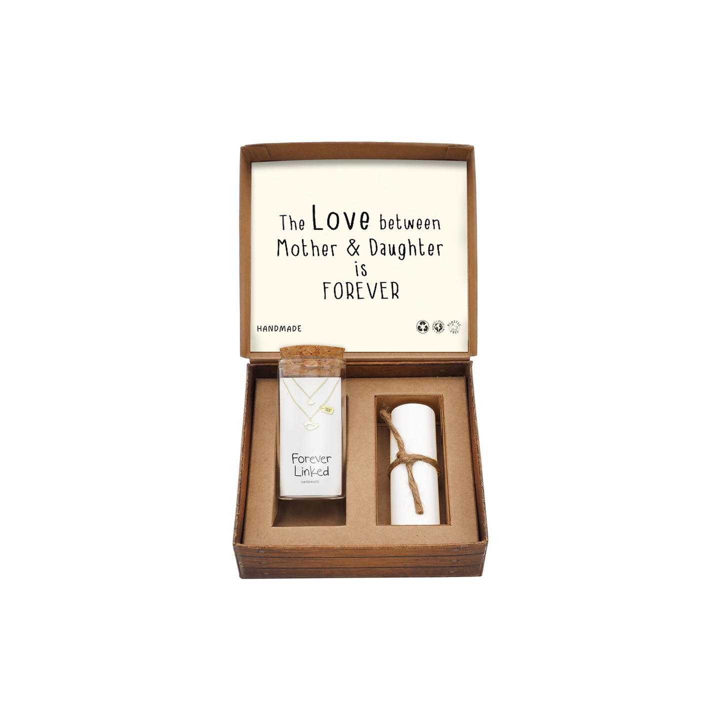 Arielle Mother Daughter Necklace with Bird Pendant, 2 Matching Necklaces