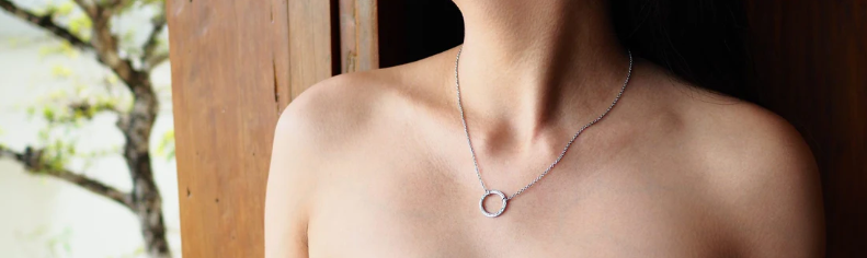 Quinnlyn & Co. Anne Karma Pendant Necklace, Handmade Gifts for Women with Inspirational Quote on Greeting Card