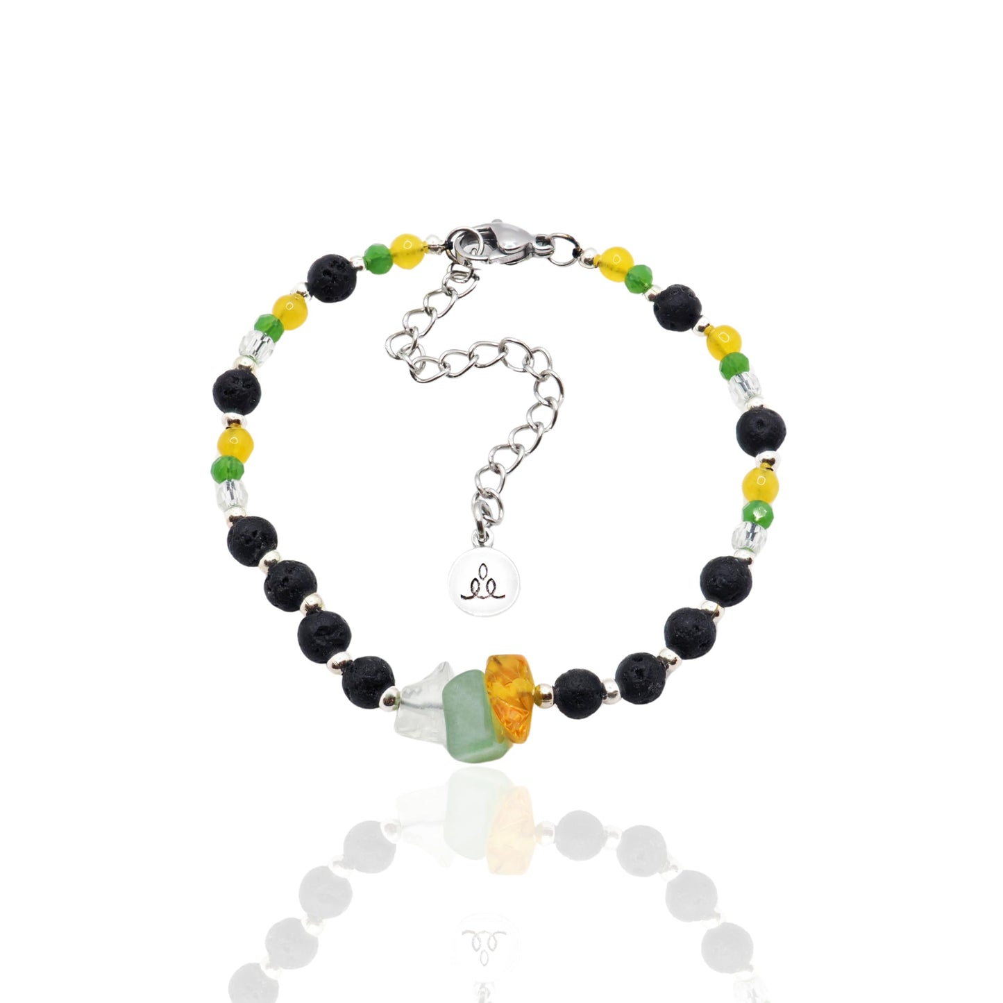 Scentual Stones Collection by Samahdee: Beaded Bracelets with Amethyst, Rose Quartz, Citrine & Organic Essential Oils for Tranquility, Love, and Prosperity - Aromatherapy Diffuser Jewelry for Men & Women