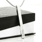 Teacher Appreciation Gift for Her | Teach. Love. Inspire. | Engraved 4-Sided Stick Necklace with Message Card