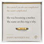 personalized first Mother’s Day ring for wife