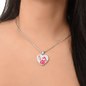 All Hearts. No Drama. Love Queen Heart Necklace – Bold Valentine's Gift for Confident Love & Self-Worth