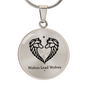 Wolves Lead Wolves Circle Necklace – Matching Wolf Pendant for Unbreakable Bonds & Trust