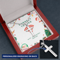 Faith Connection Christmas Necklace – Inspirational Cross Jewelry Gift
