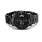 Christian Black Chronograph Watch – “You Are Never Alone” | Personalized Engraved Men's Faith Gift