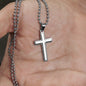 Stainless steel ball chain with lobster clasp closure detail
