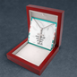 Never Doubt What One Prayer Can Do: Artisan Cross Necklace with Ball Chain