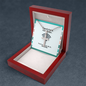 Conéctate con Dios – “WiFi Password: PRAYER” Artisan-Crafted Cross Necklace | Faith & Connection Jewelry Gift