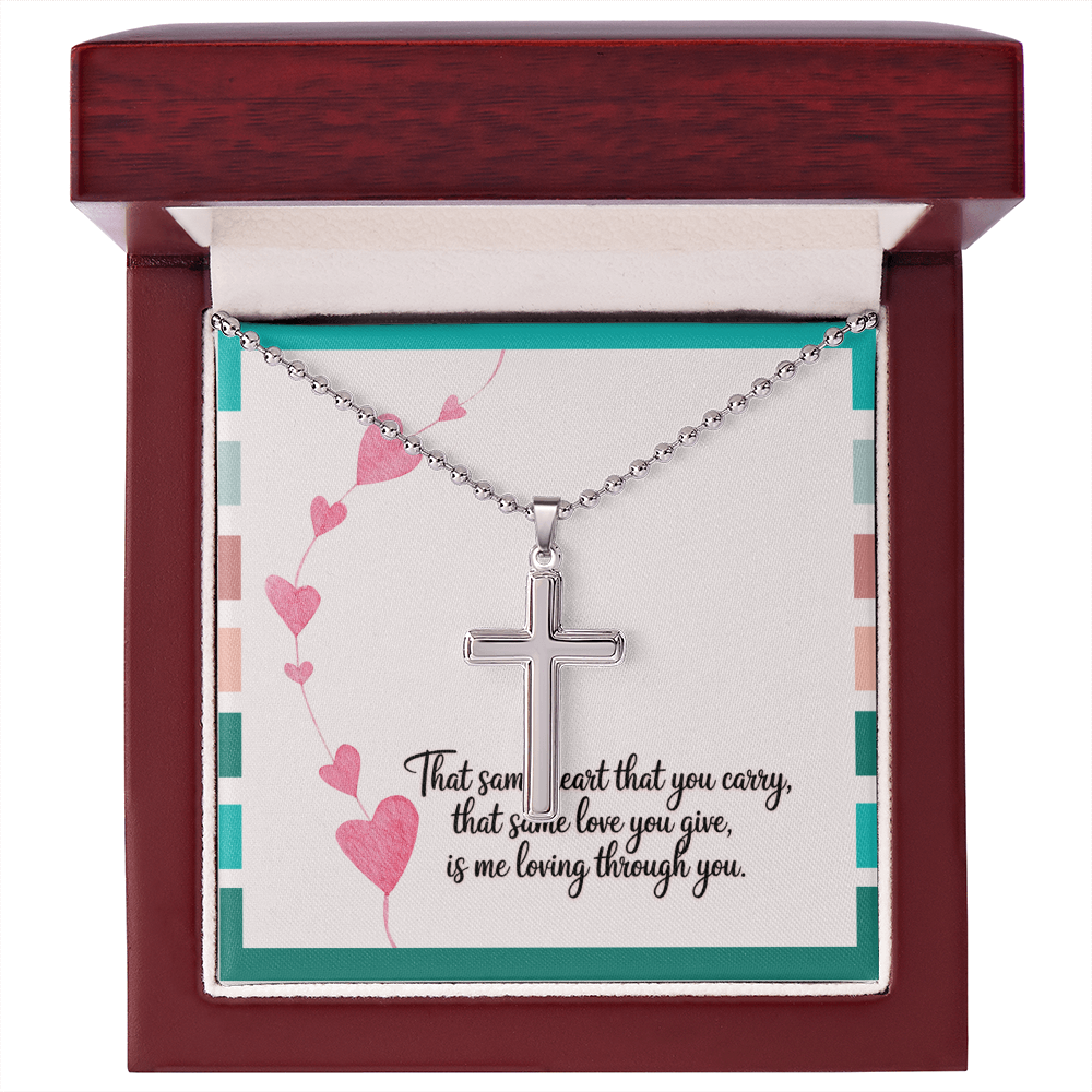Christian jewelry gift representing love and faith in action