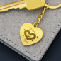Religious stainless steel keychain gift for her
