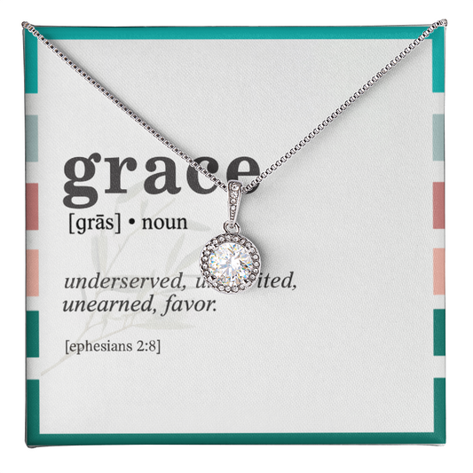 “Grace” Eternal Hope Necklace – Inspired by Ephesians 2:8