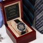 Always Carry an Openwork Watch | Automatic Skeleton Watch for Men by Quinnlyn & Co.