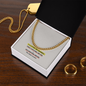 F-E-A-R: Face Everything and Rise - Cuban Link Chain – Strength Through Courage