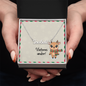 Personalized cursive name necklace in stainless steel