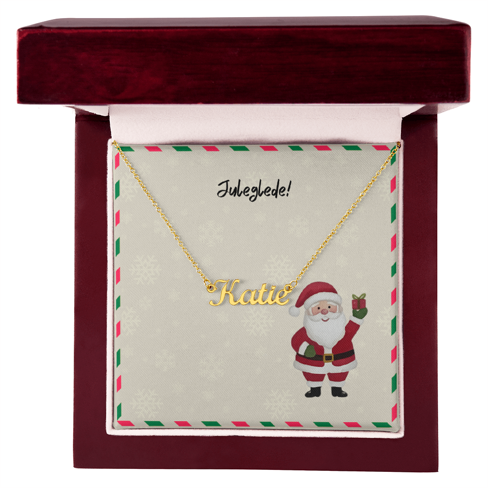 Personalized name pendant with LED luxury box