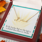 Be the Teacher Who Sees the Light: Personalized Name Necklace | Meaningful Teacher Appreciation Gift