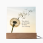 Inspirational Acrylic Plaque “You Didn’t Go Through All of That for Nothing” | Motivational Quote Home Decor Gift