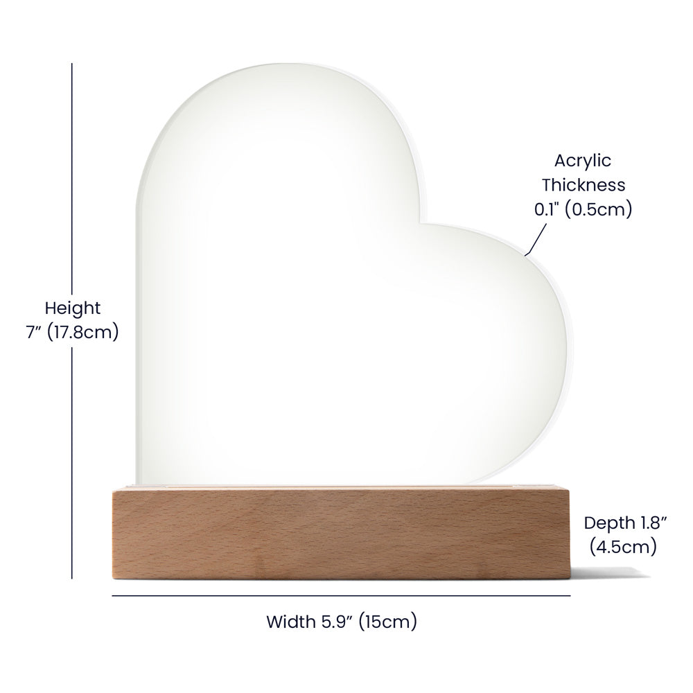 “Making Yourself Happy Again” Heart Plaque – A Beautiful Symbol of Strength & Renewal