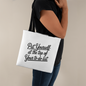 “Put Yourself at the Top of Your To-Do List” inspirational tote bag