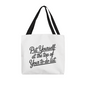 Classic tote bag encouraging mindfulness and self-care