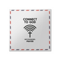 “Connect to God – WiFi Password: PRAYER” glossy faith poster