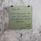 Minimalist matte wall art reading “Dear me, don’t fall back into your old patterns”