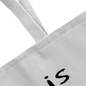 Durable polyester tote with mother daughter print