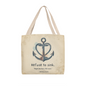 Inspirational Christian shopping tote with anchor sketch