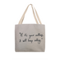 Inspirational tote bag for errands, work, or church