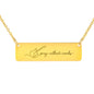 Electric Guitar Bar Necklace | Pray Without Words