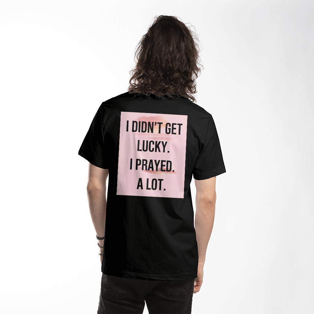 Faith-inspired T-shirt for believers and dream chasers