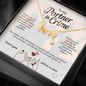 Scripted Love Necklace | To My Partner in Crime Gift | Best Friend Jewelry | Meaningful Friendship Necklace