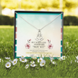 Anchor pendant necklace symbolizing faith and divine timing