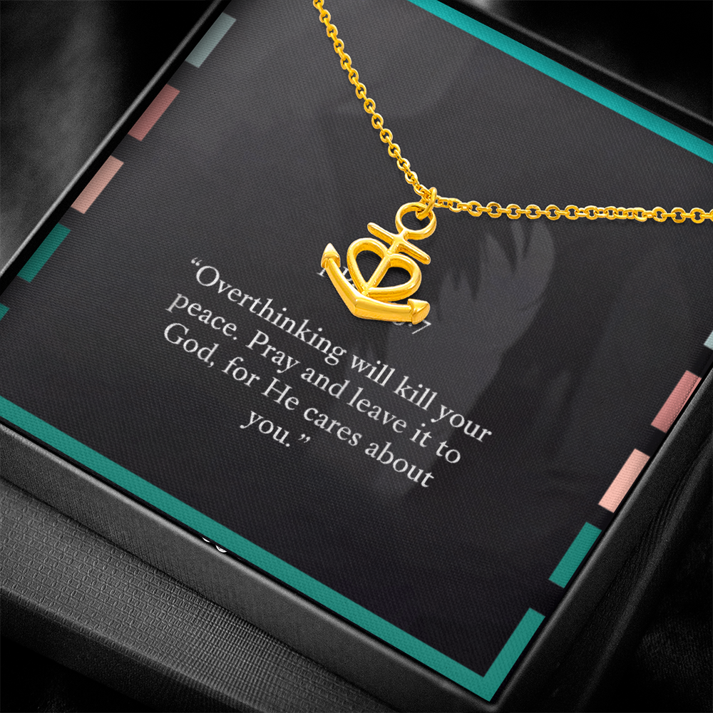 Inspirational necklace for women walking through uncertainty