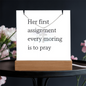 Christian jewelry gift symbolizing faith and morning devotion