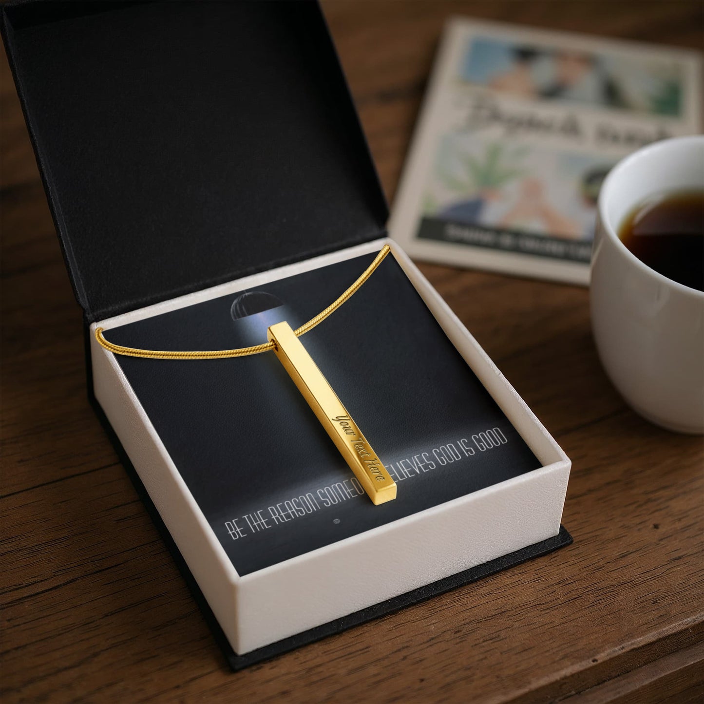 “Be the Reason Someone Believes God Is Good” – Faith & Kindness Necklace