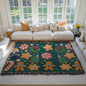 Holiday woven throw with gingerbread and candy cane design