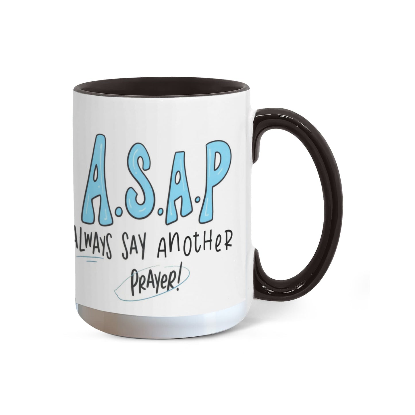 Faith quote printed on both sides for left- and right-handed use