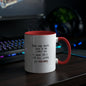 “God’s Still Writing Your Love Story” mug styled on neutral background
