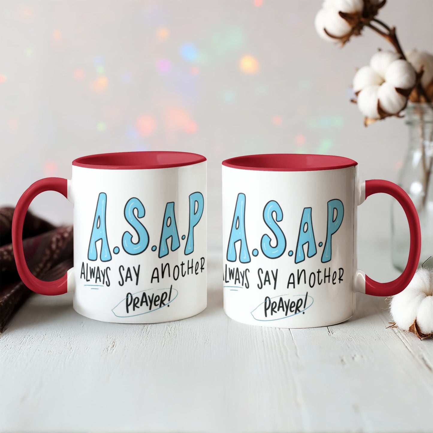Dishwasher-safe mug with glossy finish and vibrant print
