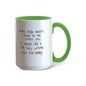 God’s Still Writing Your Love Story - Inspirational Single Life Mug, Faith-Based Two-Tone Ceramic Coffee Cup (11oz & 15oz)