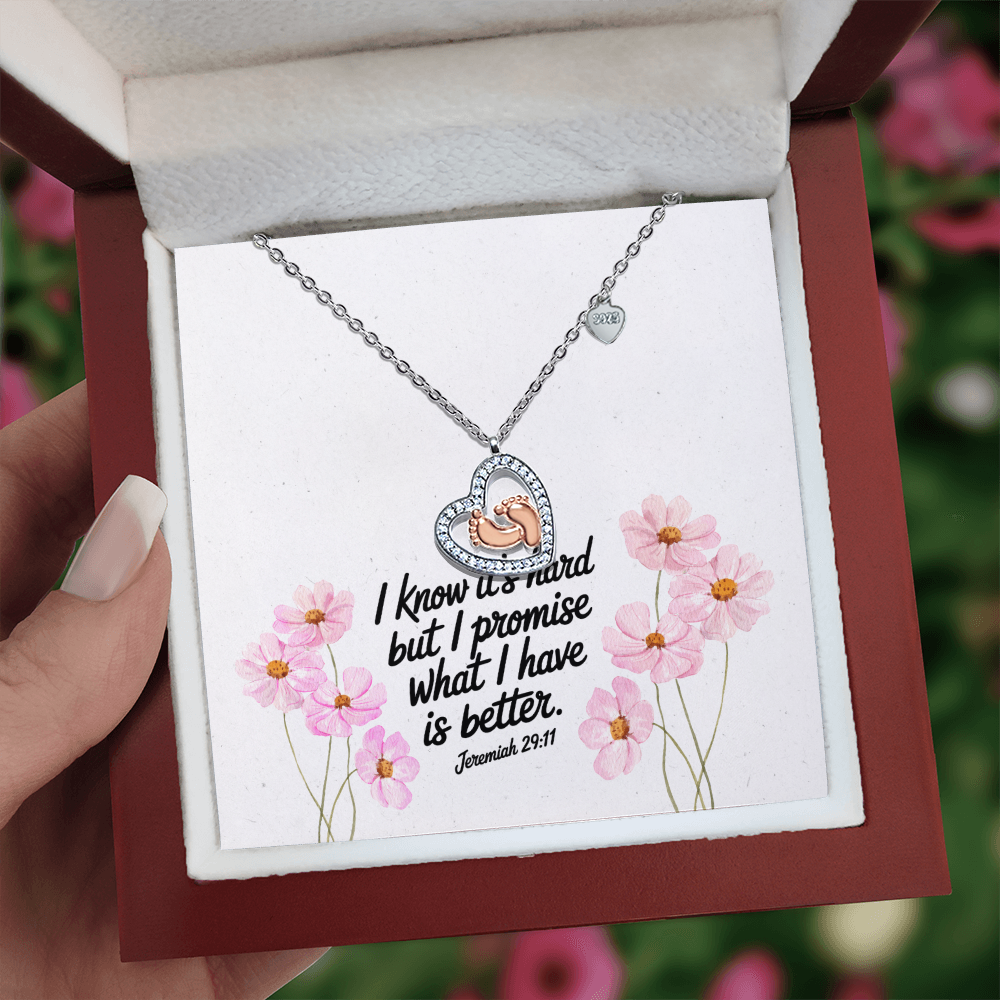 Baby Feet Heart Necklace – A Beautiful Reminder of Love and New Beginnings