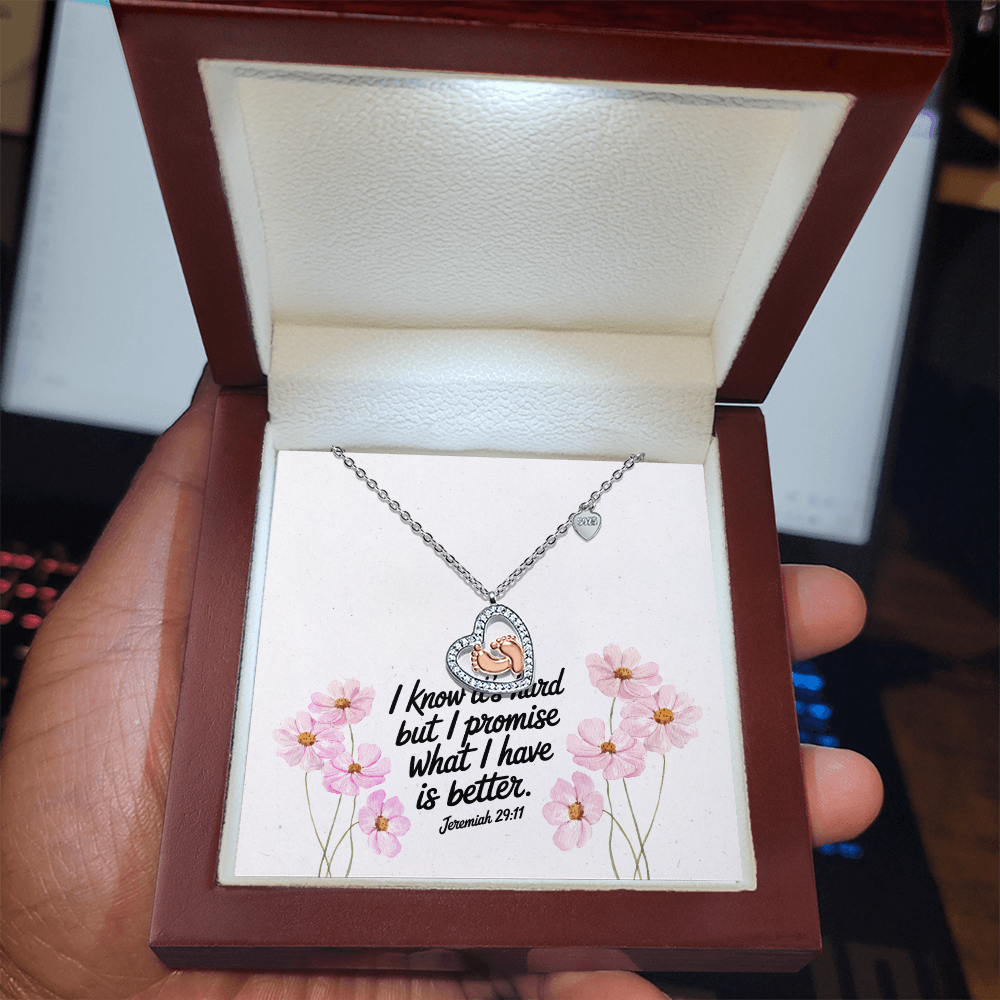 Baby Feet Heart Necklace – A Beautiful Reminder of Love and New Beginnings