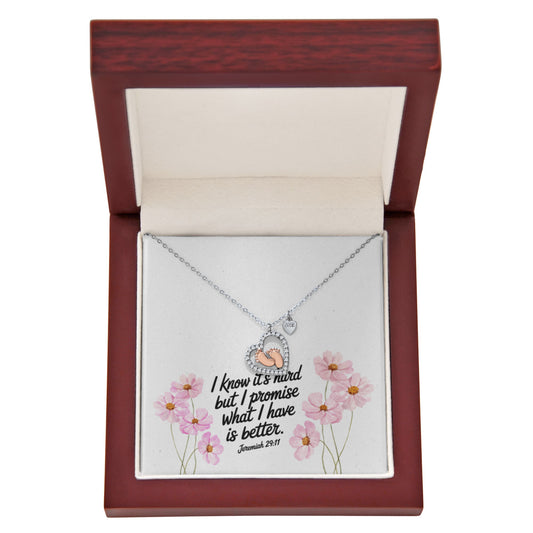 Baby Feet Heart Necklace – A Beautiful Reminder of Love and New Beginnings