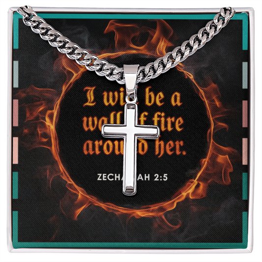 Jeremiah 29:11 Cross Necklace – Faith Over Worry Jewelry Gift