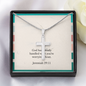 Christian necklace available in 18k gold and polished stainless steel