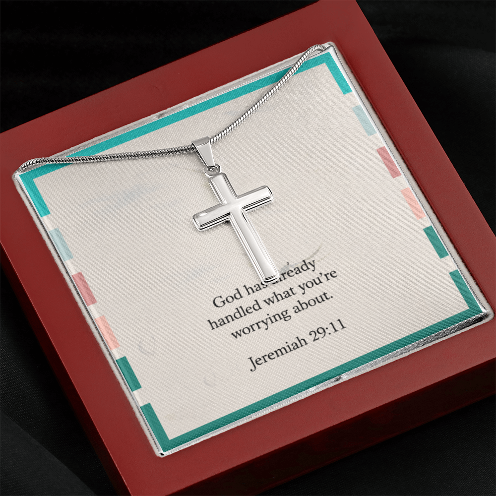 Elegant Christian jewelry gift symbolizing calm and assurance